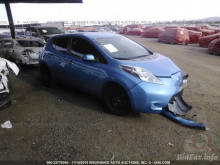 Nissan Leaf 2014 Blue UU