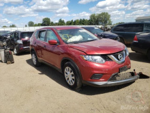 Nissan Rogue S 2016 Red 2.5L 4