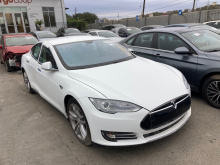  Tesla Model S 2013 White