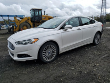 Ford Fusion Titanium 2015 White 2.0L 