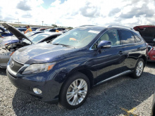 Lexus Rx 450H 2010 Blue 3.5L 