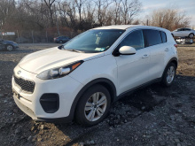 Kia Sportage Lx 2017 White 2.4L 