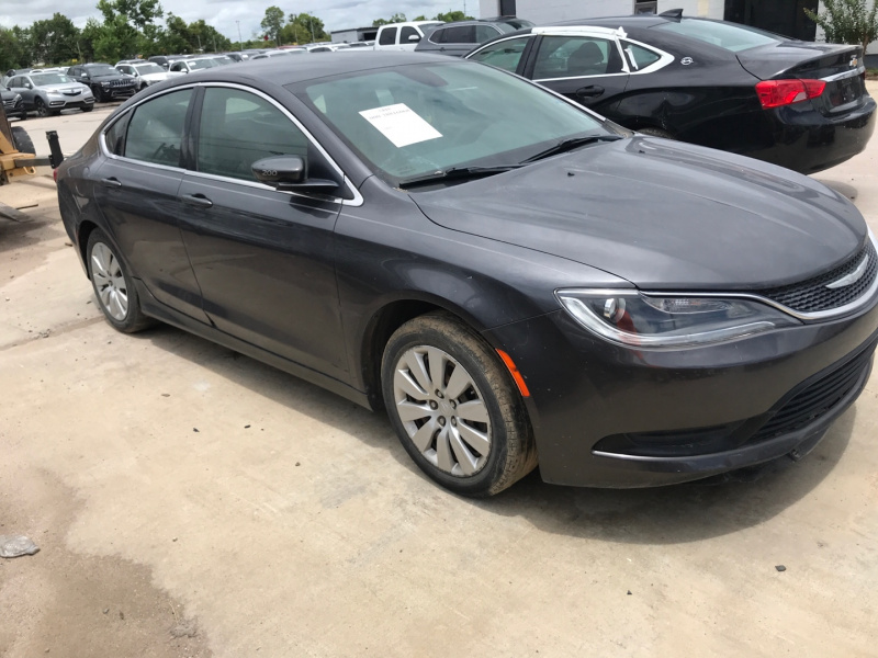 Chrysler 200 Lx 2016 Gray 2.4L