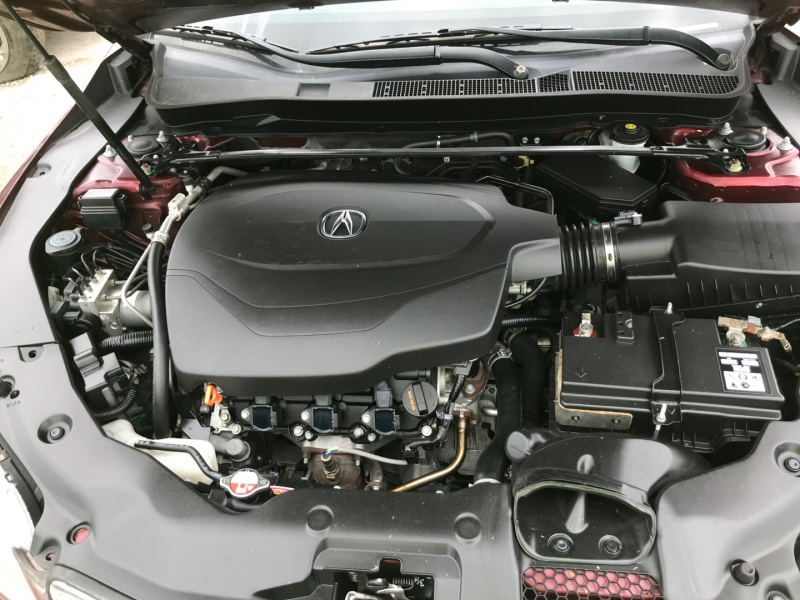 Acura Tlx V6 2015 Burgundy 3.5L