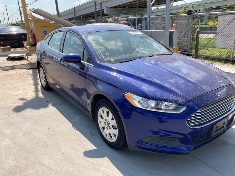 Ford Fusion S 2013 Blue 2.5L 4