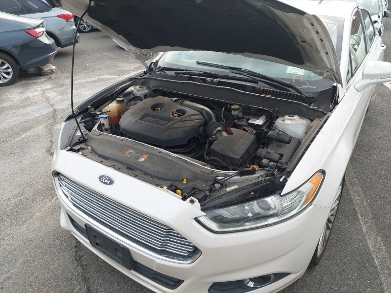 Ford Fusion Se 2014 White 2.0L