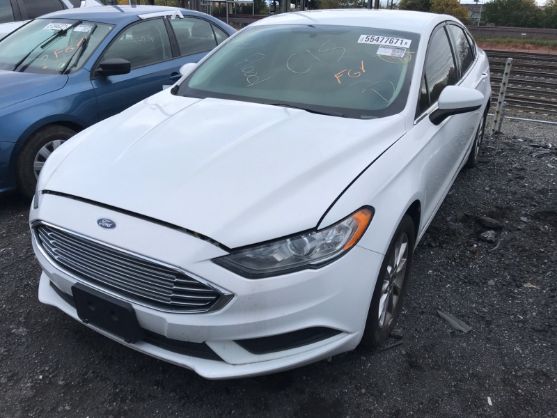  Ford Fusion Se 2017 White 2.5L 4