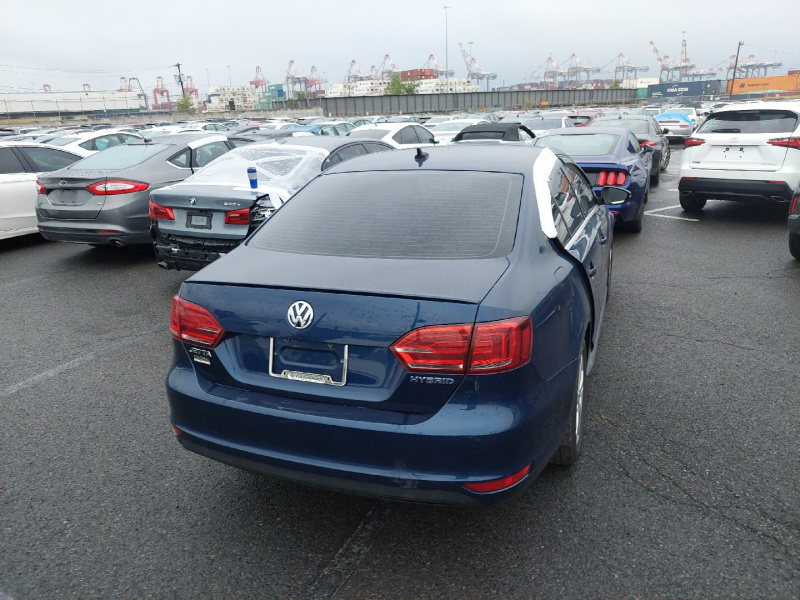 Volkswagen Jetta Hybrid 2013 Blue 1.4L 4