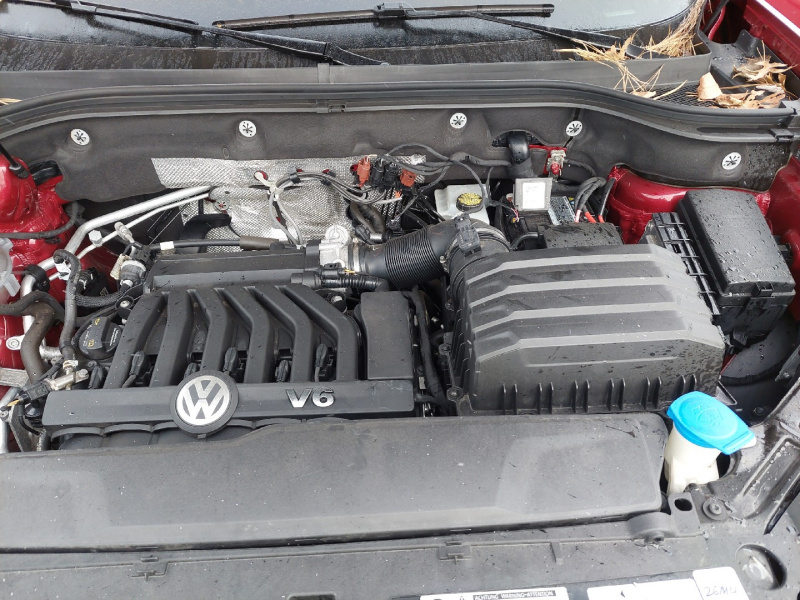  Volkswagen Atlas 3.6L V6 Sel 2018 Red 3.6L