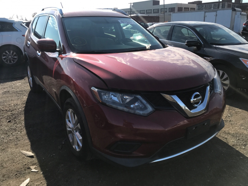 Nissan Rogue SV 2016 Red 2.5L 
