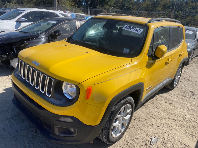 Jeep Renegade Latitude 2016 Yellow 2.4L