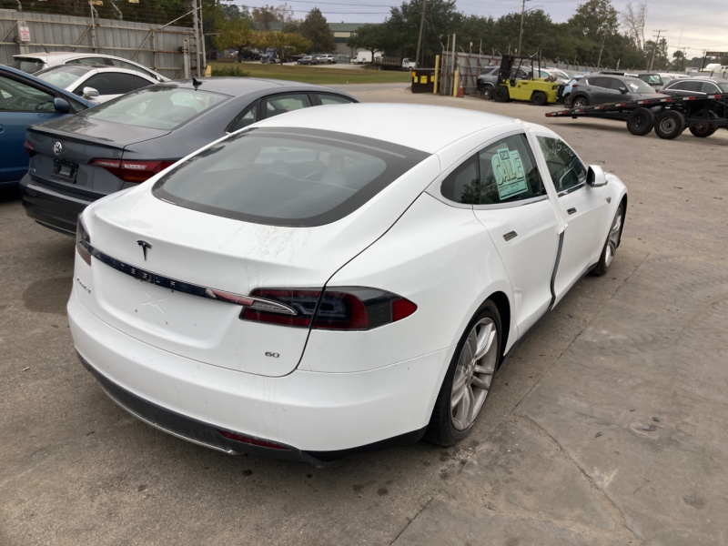  Tesla Model S 2013 White