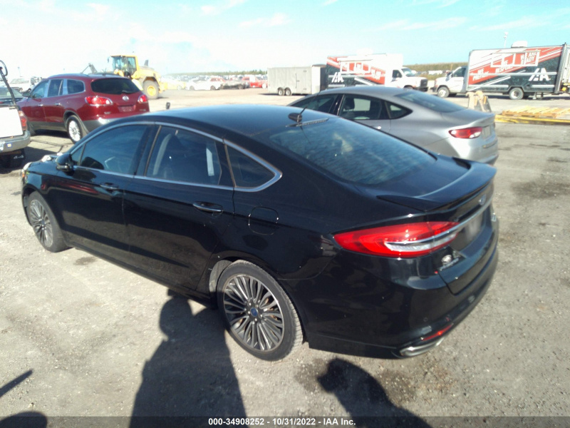 Ford Fusion Titanium 2017 Black 2.0L