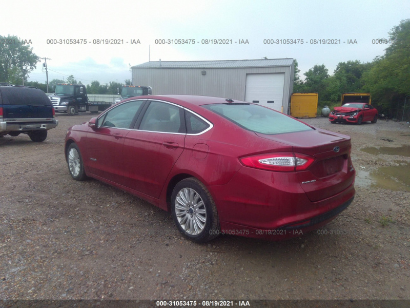 Ford Fusion Se Hybrid 2013 Red 2.0L