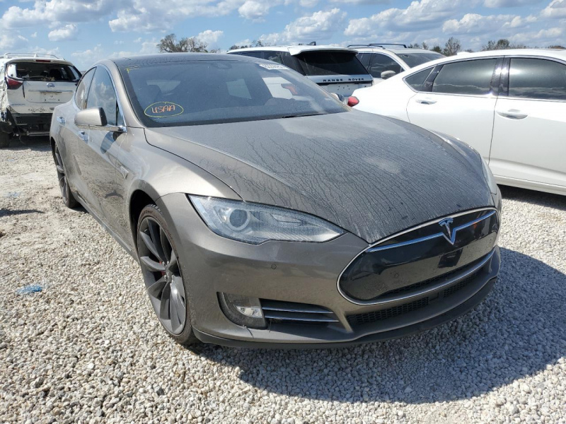 Tesla Model S P85D 2015 Gray