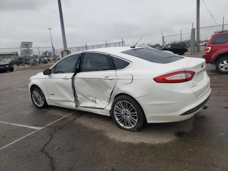Ford Fusion Se Hybrid 2014 White 2.0L