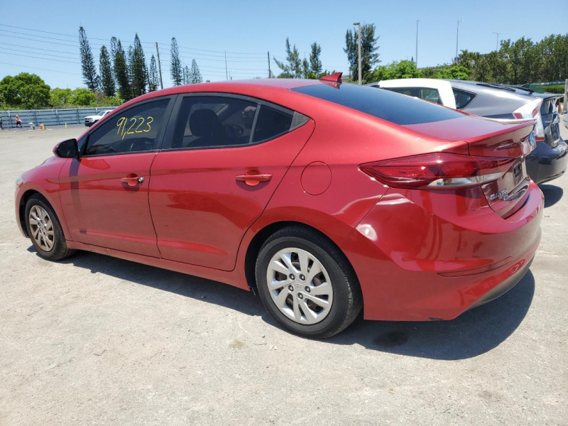 Hyundai Elantra Se 2017 Red 2.0L
