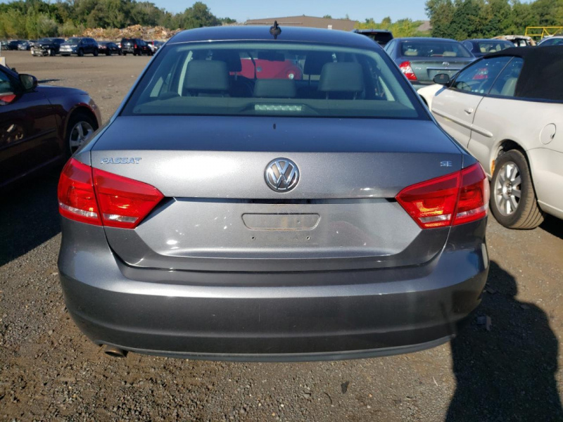 Volkswagen Passat Se 2012 Gray 2.5L