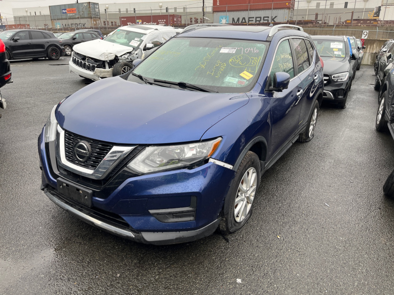 Nissan Rogue Sv 2018 Blue 2.5L