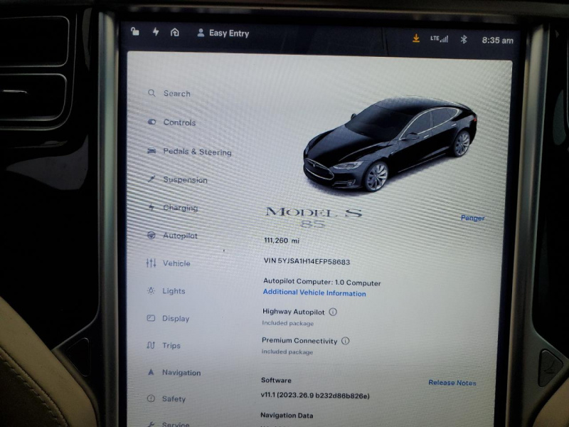 Tesla Model S 2014 Black