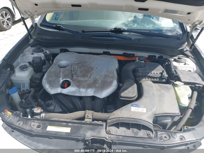 Hyundai Sonata Hybrid Limited 2015 White 2.4L