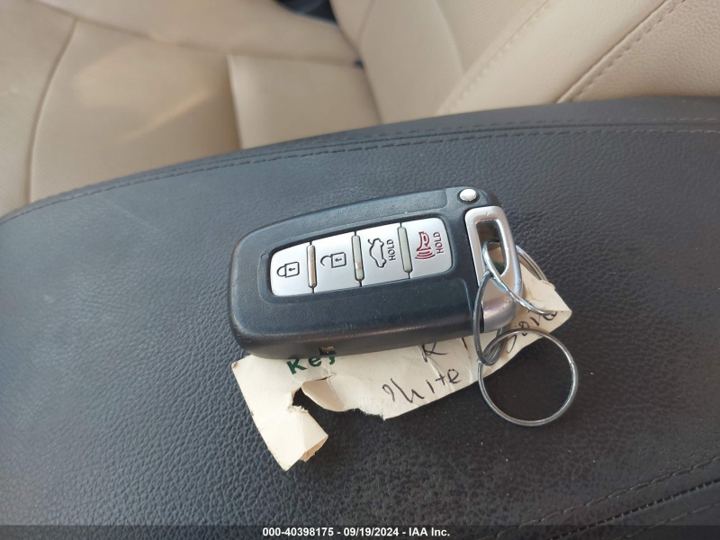 Hyundai Sonata Hybrid Limited 2015 White 2.4L