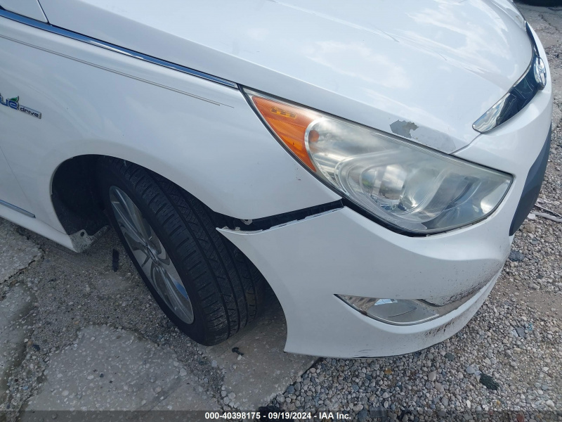 Hyundai Sonata Hybrid Limited 2015 White 2.4L