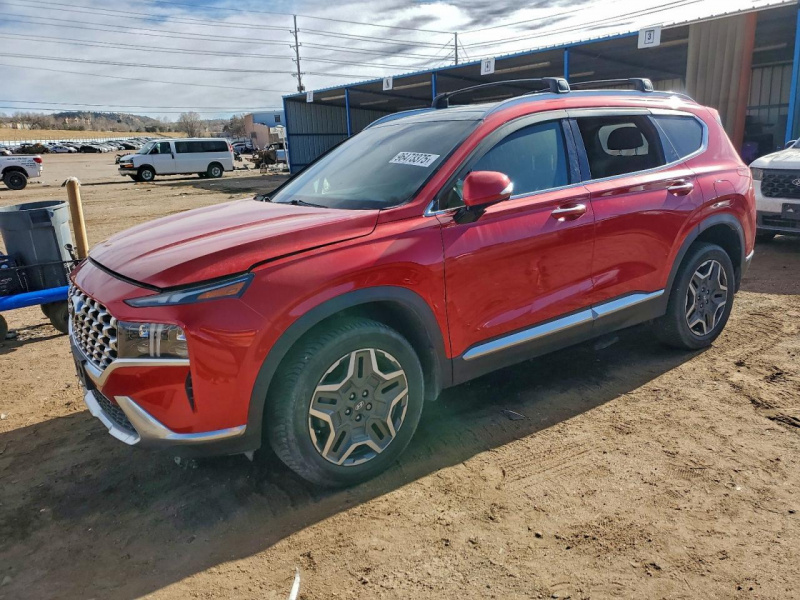 Hyundai Santa Fe Limited 2022 Red 2.5L