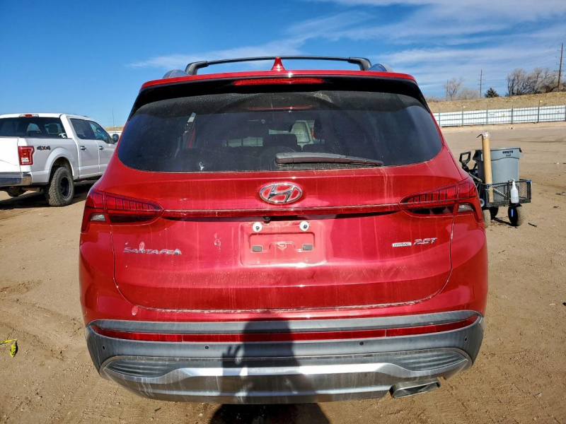 Hyundai Santa Fe Limited 2022 Red 2.5L