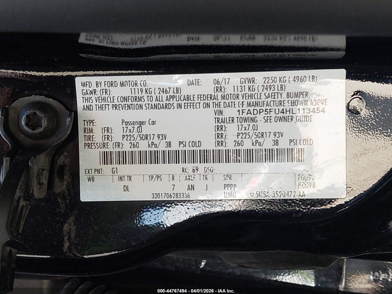 Ford C-Max Energi Titanium 2017 Black 2.0L