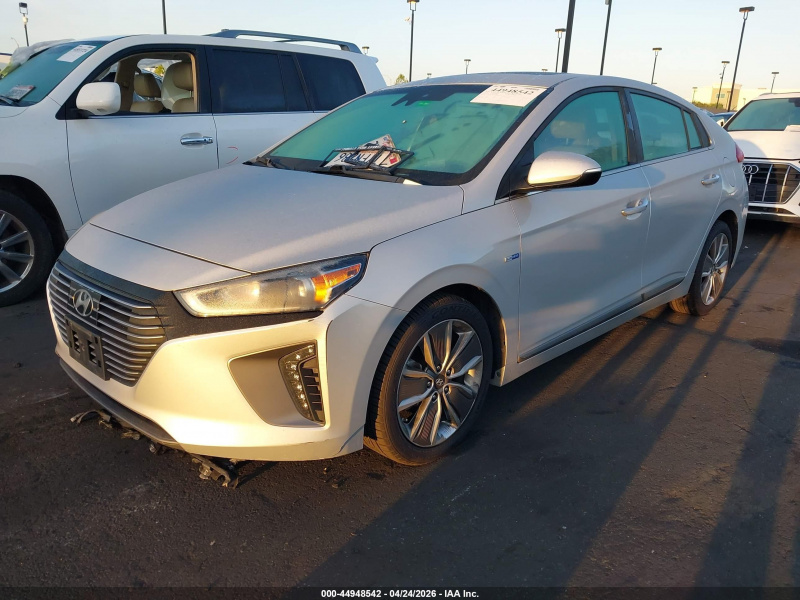 Hyundai Ioniq Hybrid Limited 2017 Silver 1.6L