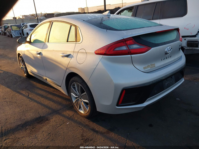 Hyundai Ioniq Hybrid Limited 2017 Silver 1.6L