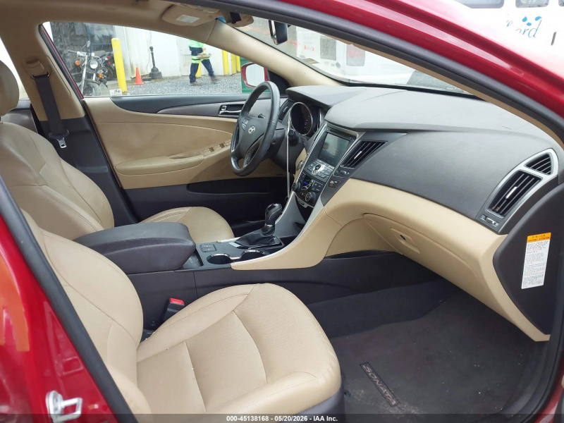 Hyundai Sonata Hybrid Limited 2014 Red 2.4L