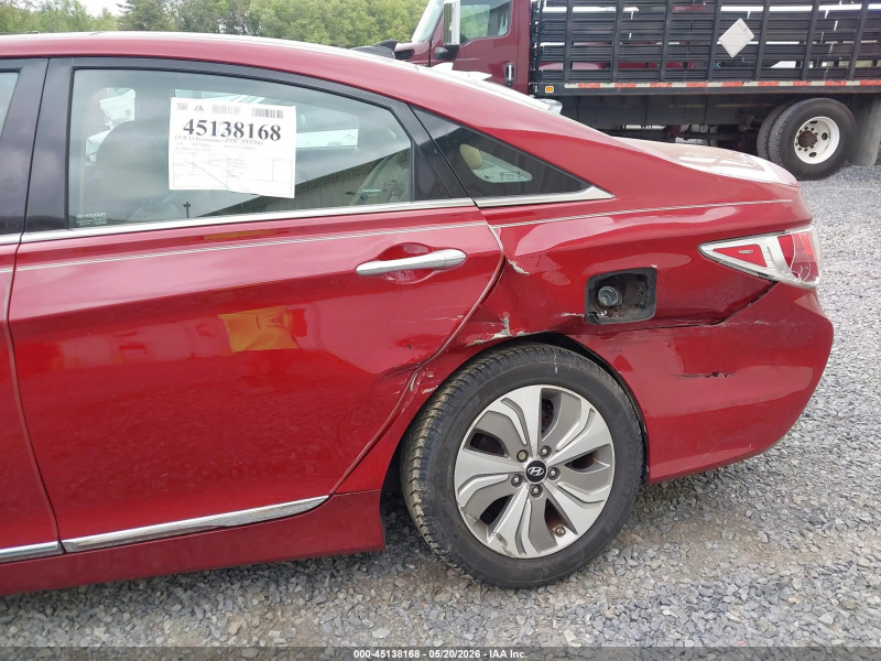 Hyundai Sonata Hybrid Limited 2014 Red 2.4L