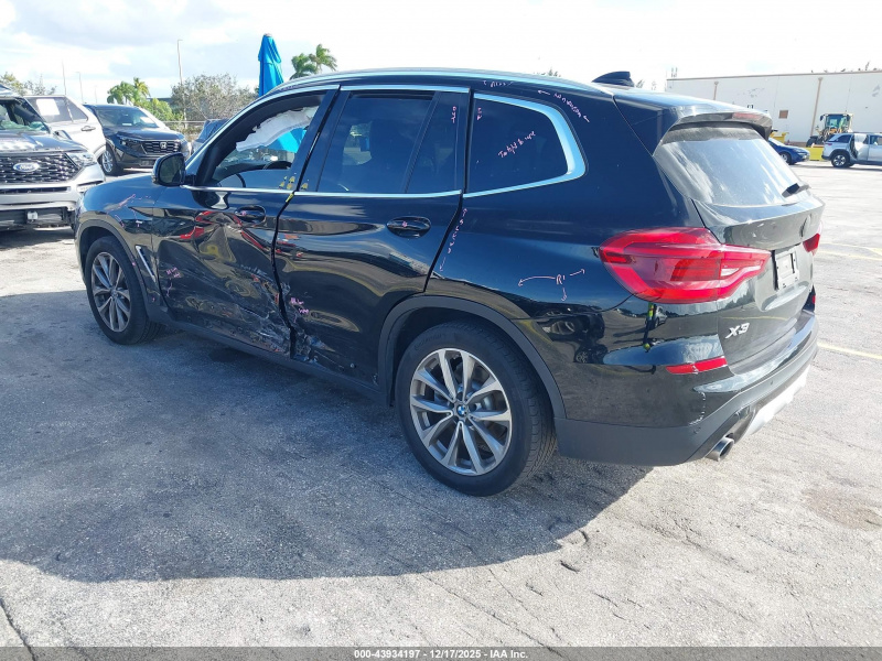 Bmw X3 Sdrive30I 2019 Black 2.0L
