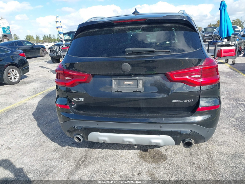 Bmw X3 Sdrive30I 2019 Black 2.0L