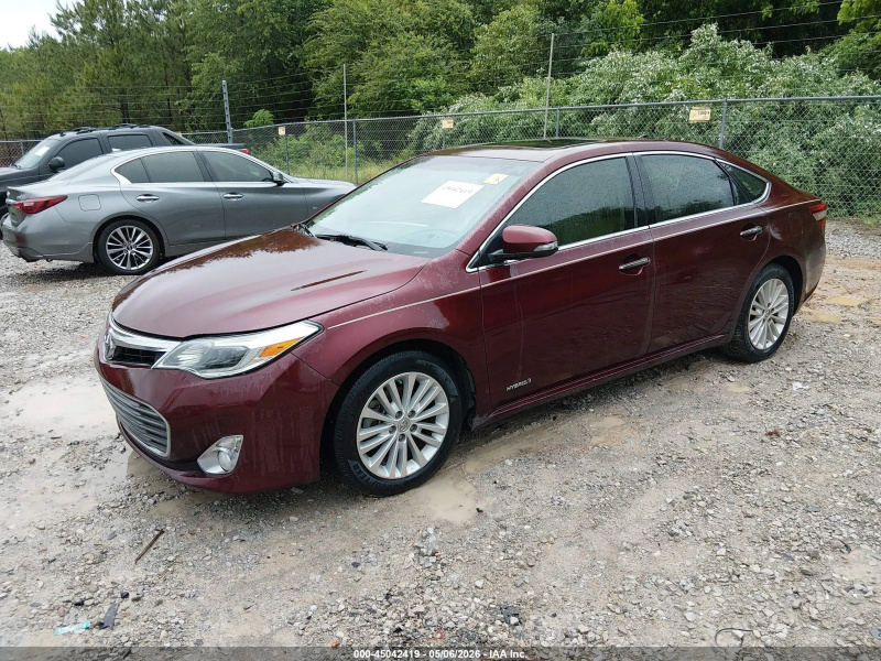 Toyota Avalon Hybrid Limited 2014 Maroon 2.5L