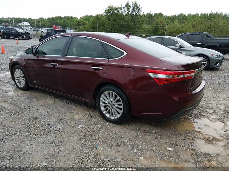 Toyota Avalon Hybrid Limited 2014 Maroon 2.5L