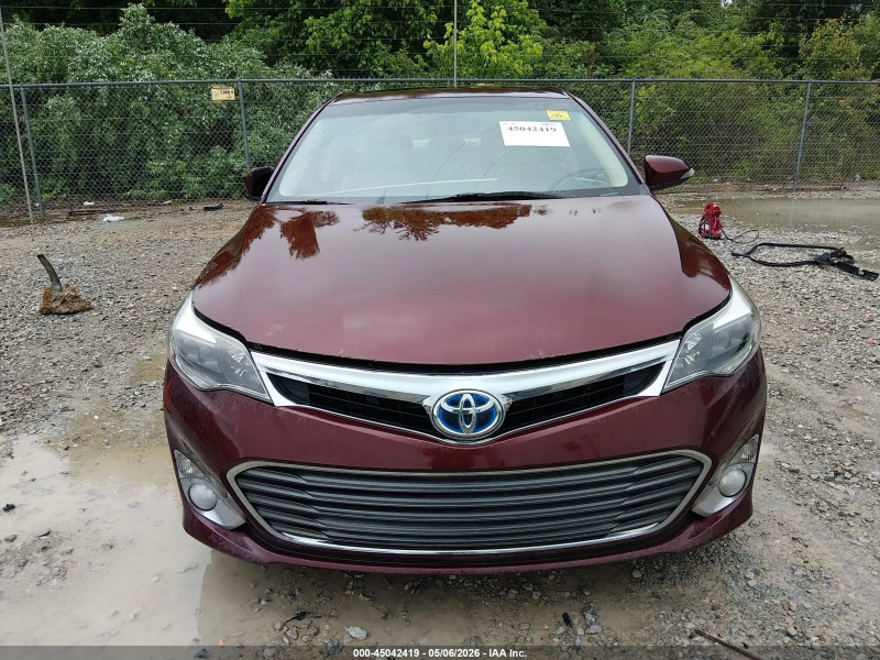 Toyota Avalon Hybrid Limited 2014 Maroon 2.5L