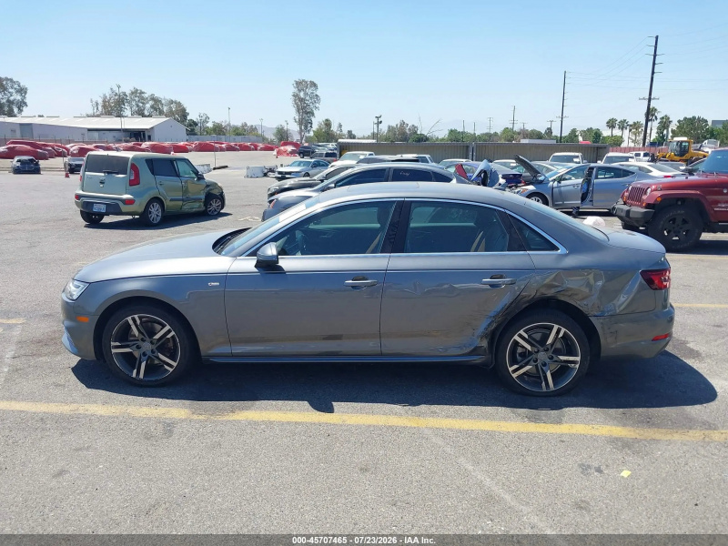 Audi A4 2.0T Tech Ultra Premium/2.0T Ultra Premium 2018 Gray 2.0L