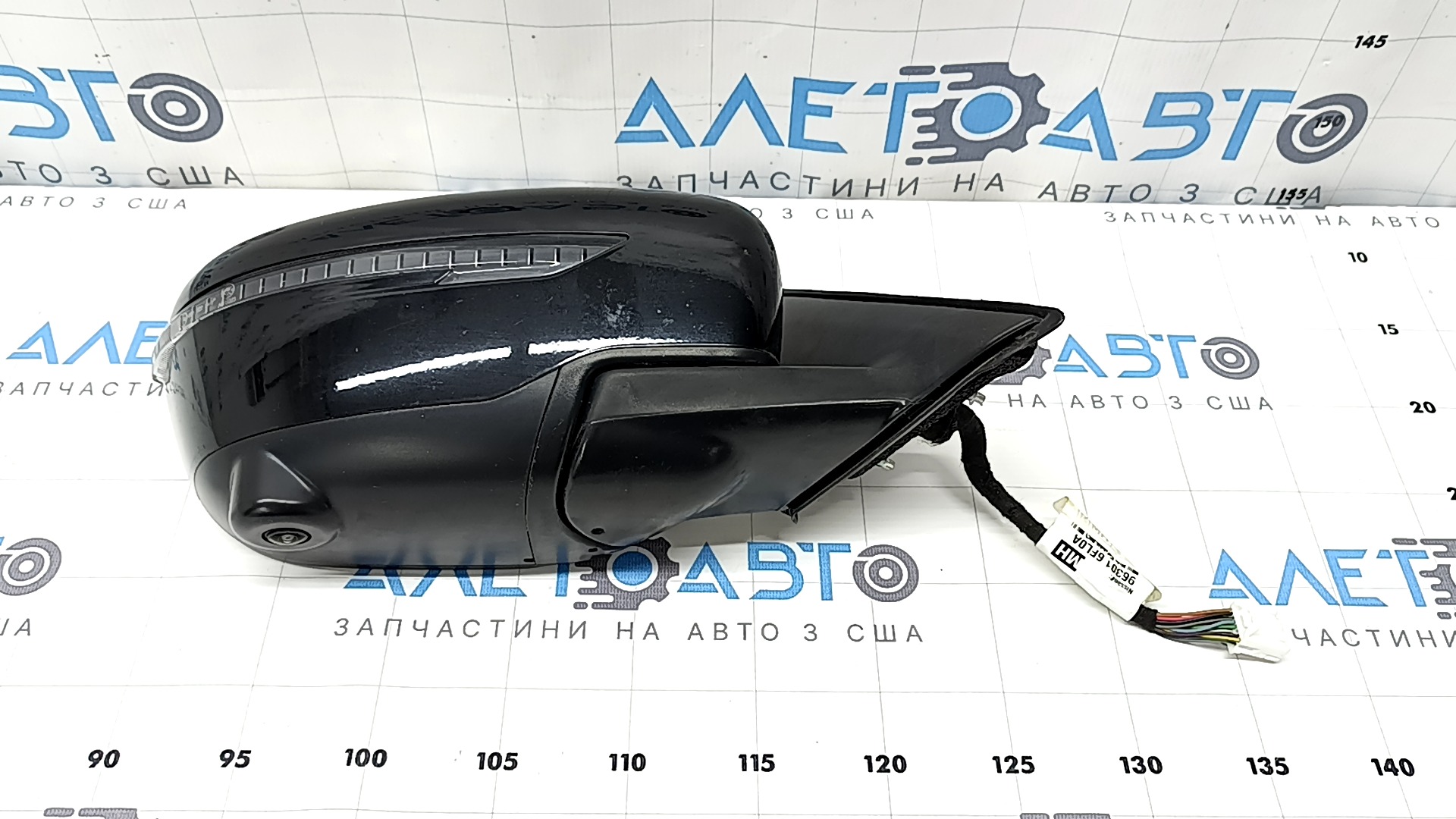 老GUY 品 Зеркало боковое правое в сборе Nissan Rogue 17-20 15 пинов, черное