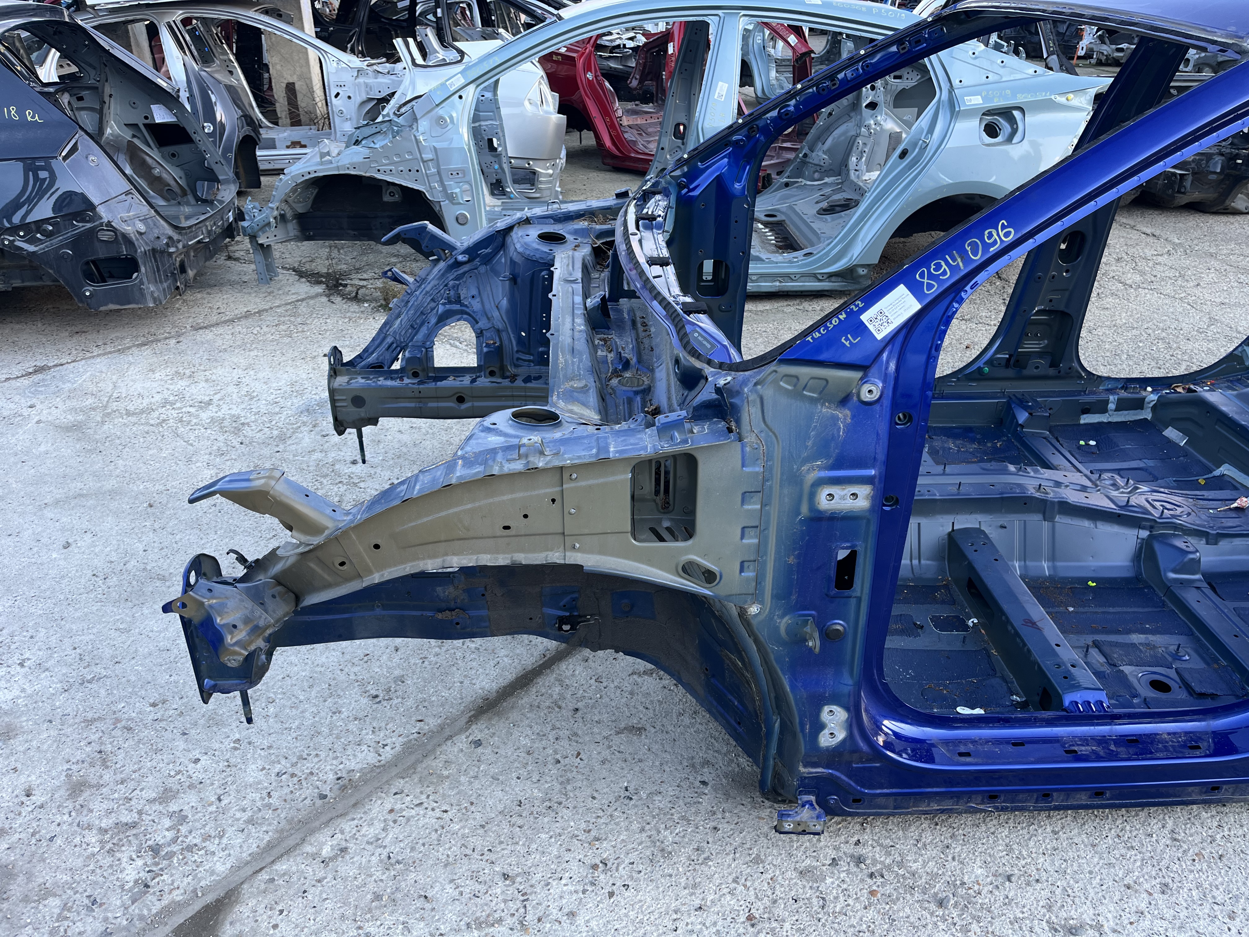 Четверть передняя левая Hyundai Tucson 22-24 2.5 USA на кузове