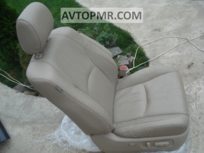 Пассажирское сидение Lexus RX300 RX330 RX350 RX400h 04-09 без airbag, кожа беж