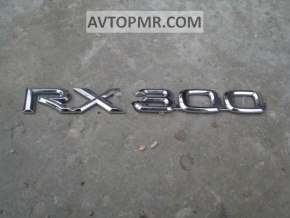 Емблема напис RX300 задня Lexus RX300 RX330 RX350 RX400h 04-09