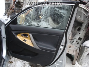 Обшивка двери (карточка) перед лев Toyota Camry v40 черная