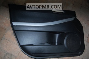Обшивка двери карточка передняя левая Mazda CX-7 06-09 черная