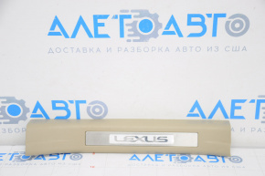 Накладка порога с подсветкой задняя правая Lexus RX300 RX330 RX350 RX400h 04-09 беж