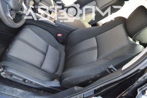Водительское сидение Honda Accord 18-22 без airbag, электро, тряпка черн