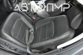 Водійське сидіння VW Passat b8 16-19 USA без airbag, електро, шкіра чорна