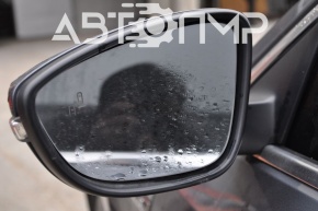 Зеркало боковое левое VW Passat b8 16-19 USA BSM, поворотник, графит
